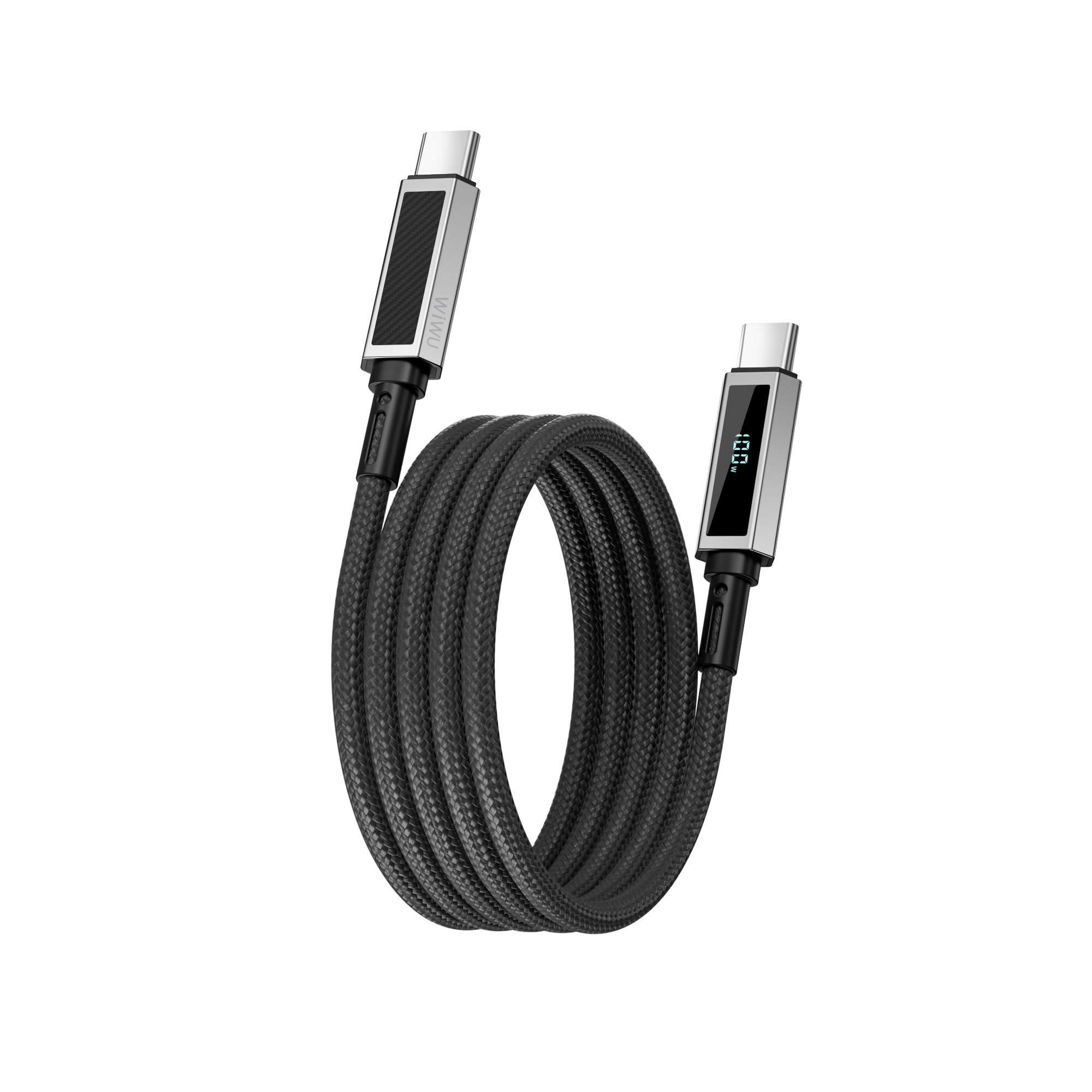WiWU Warriors Link Nylon Braided Cable C-C 1.2M 100W